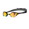 ARENA Unisex Cobra Ultra Swipe Racing Swim Goggles for Men and Women Swipe Anti-Fog Technology Polycarbonate Mirror Lens, Yellow Copper/Black view 1