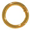 West Coast Paracord Metal Spring Gate O-Rings - Make Jewelry, Accessories, Apparel, and More (Gold, 3/4 Inch - 25 Pack) view 1