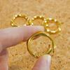 West Coast Paracord Metal Spring Gate O-Rings - Make Jewelry, Accessories, Apparel, and More (Gold, 3/4 Inch - 25 Pack) view 4