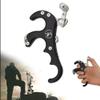 Archery 4 Finger Release Aids Handle Caliper Thumb Trigger Grip Compound Bow view 1