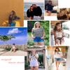 onlypuff Plus Size Bermuda Shorts Star Denim Shorts Frayed Jean Shorts for Women XXL view 3