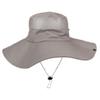 Familyhouse Sun Hat for Men Women, Summer Outdoor Sun Protection Wide Brim Bucket Hat Packable Boonie Hat for Fishing Camping Hiking Climbing Grey view 1