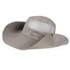 Familyhouse Sun Hat for Men Women, Summer Outdoor Sun Protection Wide Brim Bucket Hat Packable Boonie Hat for Fishing Camping Hiking Climbing Grey view 3