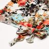 Star Vixen Women's Plus-Size Plus-Size Short Sleeve Classic Tiefront Smooth Knit Top Shirt, Dark Floral, 3X view 3