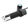 Bike Throttle Grip LCD Screen Twist Throttle Accelerator Handle Grips with Cable and Key Knock for Electric Bicycle Skateboard(Silver) view 2