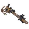 TOPOINT ARCHERY CNC Aluminum 5 Pins Or 7 Pins .019" Tool-Less Bow Sight with Micro Adjust Detachable Bracket LED Sight Light Left and Right Hand (PRO 5 PINS, CAMO) view 1