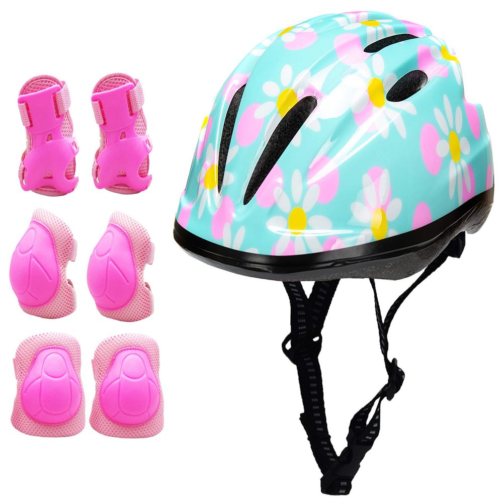 Girl Helmet for Bike,Kids Bike Pink Helmet for Girls Approximately Ages 3-10 Years Adjuastable and Multi-Sport, from Toddler to Kids CPSC Certicated