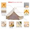 UNISTRENGH 4 Seasons Large Luxury Bell Tents Glamping Waterproof Cotton Canvas Yurt Family Tents for Outdoor Camping Hiking Birthday Party (Diameter: 4M/13.1ft) view 2