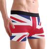 Use4 Union Jack British Flag Men's Underwear Regular Leg Boxer Brief Medium view 4