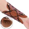 Archery Arm Guard, Archery Longbow Leather Arm Guard Forearm Protecting Gear Strap Armband view 4