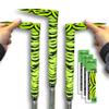 Alien Pros Golf Grip Wrapping Tapes (3-Pack) - Innovative Golf Club Grip Solution - Enjoy a Fresh New Grip Feel in Less Than 1 Minute (3-Pack, Neon Yellow Tiger) view 1