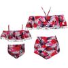 Baby Girls Swimsuits Mommy and Me Swimsuits 2 Pieces Family Matching Swimsuit view 1