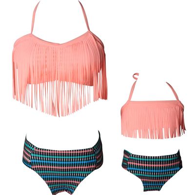 Baby Girls Swimsuits Mommy and Me Swimsuits 2 Pieces Family Matching Swimsuit