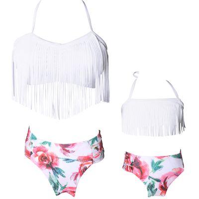 Baby Girls Swimsuits Mommy and Me Swimsuits 2 Pieces Family Matching Swimsuit
