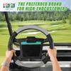 10L0L Golf Cart Steering Wheel Cover for Yamaha G29 & Club Car DS Precedent - 14" Premium Leather Anti-Slip Grip | UV-Resistant & Easy Installation view 2