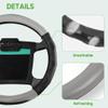 10L0L Golf Cart Steering Wheel Cover for Yamaha G29 & Club Car DS Precedent - 14" Premium Leather Anti-Slip Grip | UV-Resistant & Easy Installation view 3