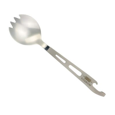 Vargo Titanium Scork - Ultralight Titanium Spoon, Fork and Can Opener Combo