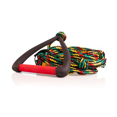 Liquid Force 2025 DLX 9" (Rasta) Wakesurf Rope and Handle