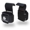 Fit Active Sports Heavy Duty Steel Weight Lifting Hooks with Wrist Straps - for Gym Barbell Deadlift Power Lifting Workouts - Workout Grips with Padded Straps - Great for Men and Women view 1