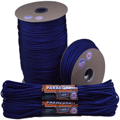 10', 25', 50', 100' Hanks or 250', 1000' Spools of Parachute 550 Cord Type III 7 Strand Paracord - Moonstruck - 250 Foot Spool