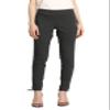 SATINATO Women's Straight Pants Stretch Slim Skinny Solid Trousers Casual Business Office (14 Regular, Zipper Free-Charcoal) view 3