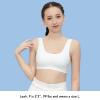 SALIA GIRL Training Bras for Girls 10-16 Sports Seamless Bra Design with Removable Padding Bras-Medium(2 Pack) White/Pink view 2