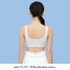 SALIA GIRL Training Bras for Girls 10-16 Sports Seamless Bra Design with Removable Padding Bras-Medium(2 Pack) White/Pink view 3
