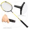 VGEBY Sport Badminton Racket, 1Pair Shaft Badminton Racket Set High-Strength luminium Alloy Battledore with Carry Bag Badminton, Tennis Supplies view 2