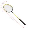 VGEBY Sport Badminton Racket, 1Pair Shaft Badminton Racket Set High-Strength luminium Alloy Battledore with Carry Bag Badminton, Tennis Supplies view 3
