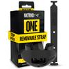 Nxtrnd One Football Mouth Guard, Strap Included, Fits Adult & Youth (Black) view 1