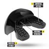 Nxtrnd One Football Mouth Guard, Strap Included, Fits Adult & Youth (Black) view 2