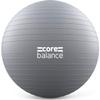 Core Balance Exercise Ball for Workouts, Anti-Burst and Slip Resistant, Swiss Yoga Ball for Pregnancy, Stability, Fitness and Physical Therapy, 4 Sizes, with Pump (29" / 75cm Grey) view 1