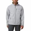 Columbia Men's Ascender Softshell Water and Wind Resistant Jacket Outerwear, -Columbia Grey, Large view 4