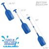 Boat Paddle Telescoping Plastic Collapsible Oar, Kayak, Jet Ski, Rafting, Mini Canoe Paddles, Tubing Floats, Rowing Safety Accessories for Kids and Adults, 1-Pack view 2