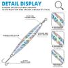 Diamond Bar Jigs 2oz,15 Pieces Holographic Saltwater Fishing Lures for Deepwater Jigging view 2