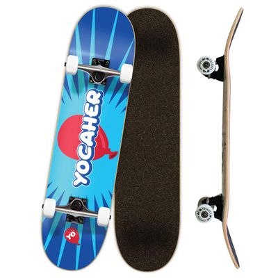 Yocaher Punked Complete Skateboards 7.75" or Mini Cruiser or Micro Cruiser Shapes - Pika and Chimp Series (Complete-12-7.75 - POP)