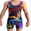 TRI-TITANS Indomitable Spirit Wrestling Singlet Youths Children and Mens sizes (Adult XXXL: 240+) view 3