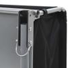 vidaXL Bike Cargo Trailer, Robust Steel Frame, High Load Capacity, Quick-Connect Ball Coupling Design, Water- 100% Polyester Cover, Storage-Efficient view 4
