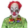 Ghoulish Productions Pickles the Clown Red Mask, Clown Mask With Red Hair and Red Smile, Elastic Latex Mask, Super Flexibility. Perfect Fit Line. Adult Mask One size latex mask view 1