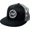 Black/Grey Factory Effex FX Statement Snapback Trucker Hat view 1