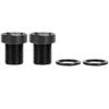 VGEBY1 Crank Arm Bolt, M15*19mm Splined Bottom Bracket Bolts Axis Screws for Mountain Road Bike(Black) view 2