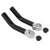 2Pcs Bicycle Handlebar Ends Bars, Bicycle Handle Bar End Bike Pad Cushion Aluminum Alloy Cycling Replacement Accessory(Black) view 2