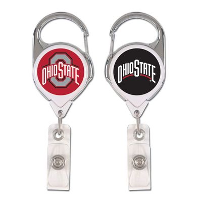 NCAA Ohio State Buckeyes Badge HolderPremium Retractable Badge Holder, Team Colors, One Size