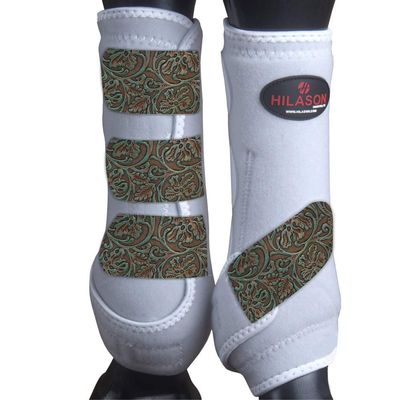 HILASON Large Horse Medicine Sports Boots Rear Hind Leg