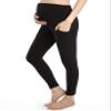 Ferrieswheel Story Pregnancy Leggings for Women Maternity Pants with Pockets Yoga Pregnant Trousers Black view 4