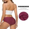 Altheanray Womens Seamless Underwear No Show Panties Soft Stretch Bikini Underwears 6 Pack(3081L-color13) view 3