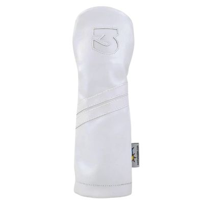 White Out Sunfish Leather Fairway 3 Wood Golf Headcover