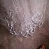 8188 American Type Hand-Knitted Nylon Monofilament Cast Nets, Ready to Fish, Natural White view 2