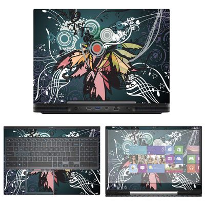 Decalrus - Protective Decal Floral Skin Sticker for Dell G5 5590 (15.6" Screen) case Cover wrap DEg5_5590-178