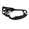 20x9cm 4KN Rescue Outdoor Climbing Right/Left Hand Ascender for 8-13mm Rope - Black, Left Hand view 1